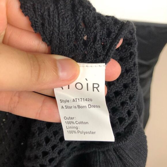 Atoir XS/2 A Star Is Born Dress Mesh Long Sleeve Mini Dress - Picture 7 of 8